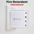 thumbnail image 4 of Inteprter Cabezal de carga tipo c práctico y compacto para una carga rápida Nuevo cabezal de cargador USB C eficiente Teléfono y Comunicación Blanco Enchufes australianos, 4 of 6