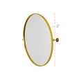 thumbnail image 5 of Elegant Decor Round pivot mirror 30 inch in gold, 5 of 9