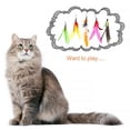 thumbnail image 2 of POINTERTECK 12PCS Cat Feather Toys Interactive Cat Toys for Indoor Cat 2 Retractable Cat Teaser Wand 10 Refills with Bells Cat Chaser Toy Set for Exercising Kittens and Cats, 2 of 9
