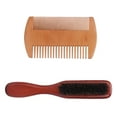 thumbnail image 4 of Ensemble de Brosse à Barbe à Double Face avec Sac de Rangement pour Hommes, 4 of 14