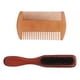 thumbnail image 3 of Peine para Barba Juego de Cepillo para Peine para Barba Kit de Bigote de Doble Cara con Bolsa de Almacenamiento para Hombres Cuidado de Aseo de Peine de Masaje para el Cuero ANGGREK Otros, 3 of 8