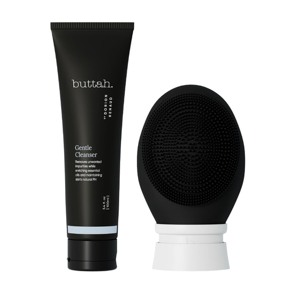 Kit de cepillos limpiadores faciales Buttah Skin de Dorion con limpiador