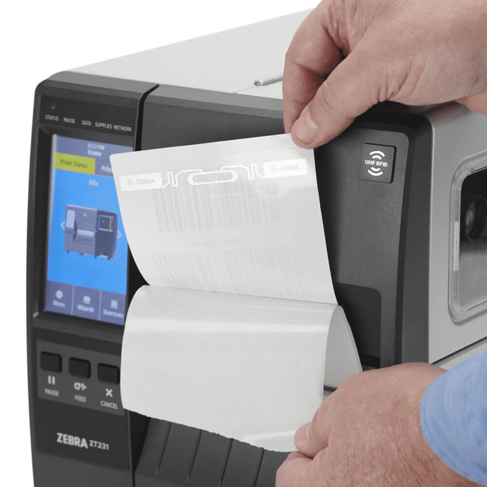 Zebra ZT231 Industrial Thermal Transfer & Direct Thermal Label Printer, 4-inch, 203 DPI