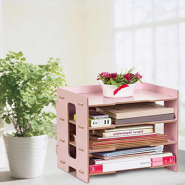 Magazine Organizer, Waterproof Modern Moisture- Large Capacity Desktop Organizer For Documents Magazines, Cosmetics For Laptop