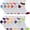 2-Tone White, variant on 12-Pairs Women's Ankle Athletic Low Cut Socks Colorful Mixed Solid Lightweight Casual Cat Faces