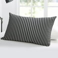 thumbnail image 5 of Geometric Grey Throw Pillow Cover, Modern Minimalism Art Striped Rectangle Decorative Pillow Case Protector Soft Cushion Cover Lumbar Pillowcase for Couch Sofa Bedroom Car Chair Decor 16x24 Inch, 5 of 8