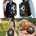 thumbnail image 2 of Jeiento Football Backpack and Lunch Box Set for Boys 7-10 10-12 School Bags Elementary Bookbag with Lunch Bag Pencil Case Splash Ink Middle Preschool Bagpack Kids Girls Daycare Rucksack Satchel, 2 of 7