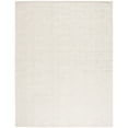 thumbnail image 3 of Safavieh Abstract Delia Distressed Wool Area Rug, Ivory/Brown, 8' x 10', 3 of 13