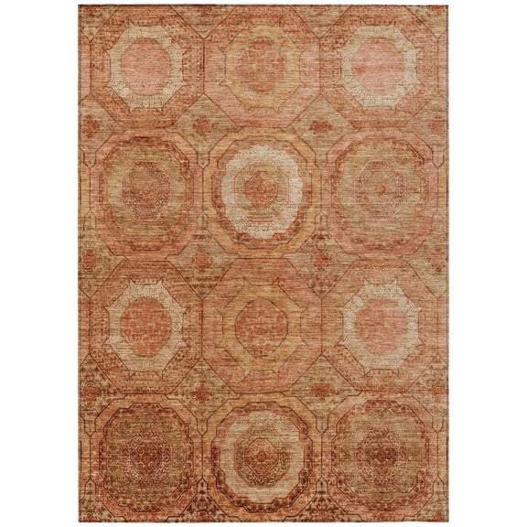 Dalyn Rugs Machine Washable Indoor/Outdoor Chantille ACN2050 Terracotta 2'6" x 3'10" Rug
