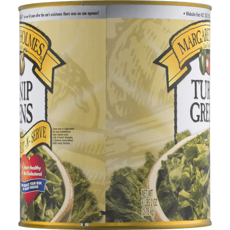 Margaret Holmes Heat N Serve Turnip Greens, 98 oz