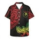 thumbnail image 4 of Camisas de playa tribales polinesias para hombre, camisetas hawaianas casuales de manga corta con botones y estampado 3D, camisetas de gran tamaño para hombre, 4 of 5