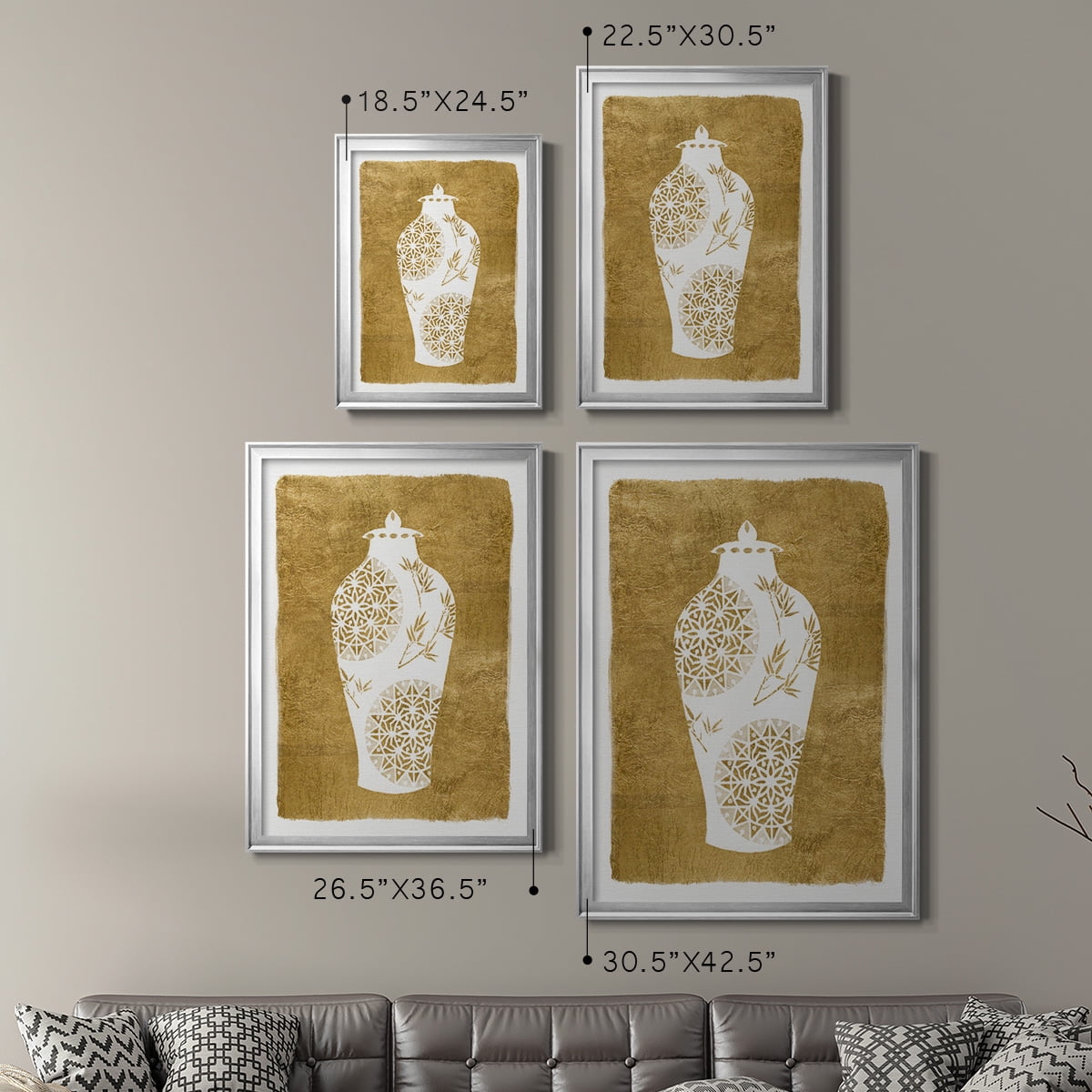 Golden Urn II Premium Classic Framed Print - Ready to Hang