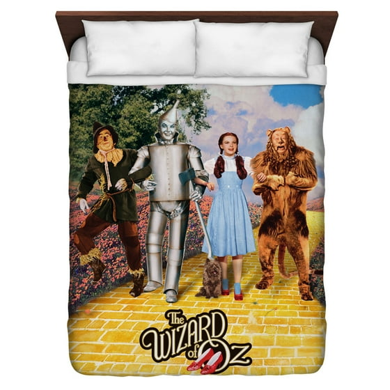 The Wizard Of Oz Road Queen Duvet Cover White 88x88 Com