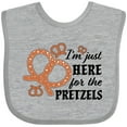 thumbnail image 3 of Inktastic I'm Just Here for the Pretzels Oktoberfest Boys or Girls Baby Bib, 3 of 4