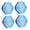 Blue, variant on 4Pieces Furniture Risers Washing Machine Lifts Stackable Bed Lifter Plastic Raiser for Desk Chair Couch Practical Use