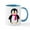 White/Blue Inside, variant on CafePress - Pink Penguin - 11 oz Ceramic Mug - Novelty Coffee Tea Cup