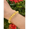 thumbnail image 5 of Citrine Crystal Bead Bracelet 6-7mm, Wholesale Genuine Citrine Stretch Gemstone Bracelet, Gift for Men & Women (1), 5 of 8
