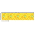 thumbnail image 3 of Ambesonne Fruit Fabric by the Yard Upholstery, Lemon Orange Circles, 1 Yard, Yellow White and Green, 3 of 5