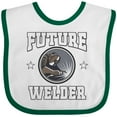 thumbnail image 3 of Inktastic Welding Future Welder Fabricator Boys or Girls Baby Bib, 3 of 4