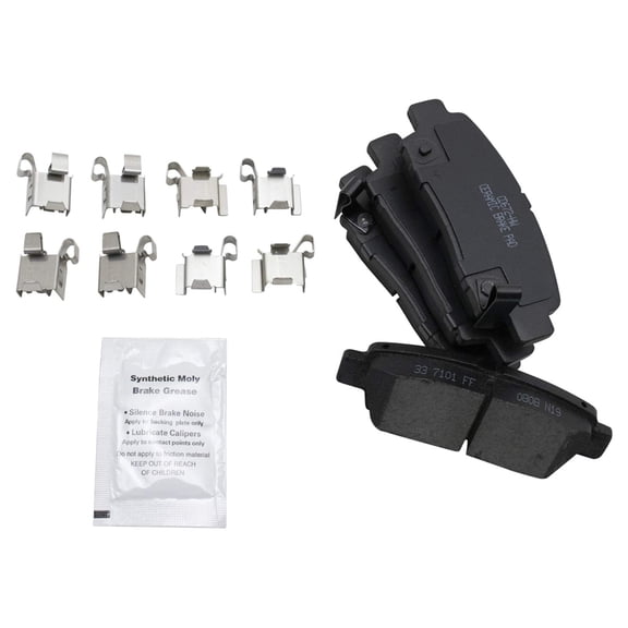 TRQ Rear Posi Ceramic Brake Pad Left & Right Kit for 95-99 Toyota Avalon BFA73207