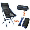 thumbnail image 2 of Portable Camping Chair Folding Outdoor Lawn Chair Small Backrest Fishing Chair for Outdoor Sit, BBQ, Fishing, Picnic, 2 of 7