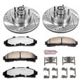 thumbnail image 3 of PowerStop Front Z36 Truck & Tow Carbon-Fiber Ceramic Brake Pad and Drilled and Slotted Rotor Kit Fits: FORD MAZDA MERCURY Select Models K1854-36, 3 of 9