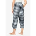 thumbnail image 2 of Dreams & Co. Plus Size Woven Sleep Capri Pant, 2 of 4