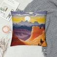 thumbnail image 2 of Chilfamy Mountains Sun Clouds Pillow Covers for Couch Sofa Indoor Outdoor Throw Pillow Cover Square 1PC 18x18in, 2 of 5