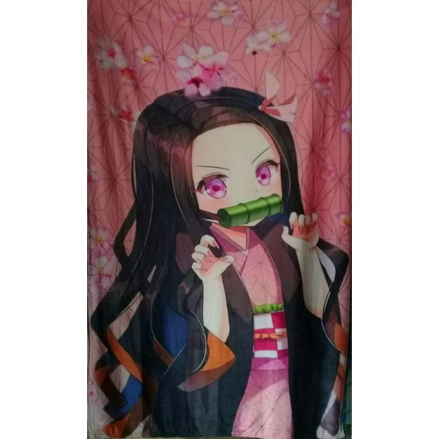 Exclusiva! Cobija Frazada Ultra Suave Demon Slayer Kimetsu no Yaiba Nezuko Baby