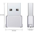 thumbnail image 3 of USB to USB C Adapter 2 Pack,USB C Female to A Male Charger Type C Converter for Apple Watch Ultra iWatch 7 8 SE,iPhone 14 13 12 11 Plus Pro Max Mini,AirPods,iPad Air,Samsung Galaxy S23 S23, 3 of 6