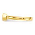 thumbnail image 4 of 10k Yellow Gold Cubic Zirconia Cz Adjustable Toe Ring Open Midi, 4 of 10