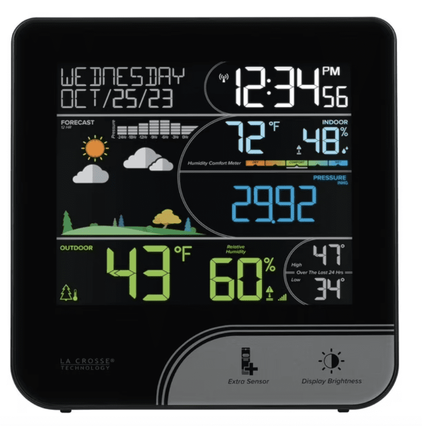 LA CROSSE TECHNOLOGY S73071 Wireless Color Weather Station