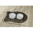 thumbnail image 2 of Simply Daisy Basketweave Fish Shape Pet Feeding Mat for Cats, 2 of 3