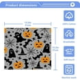 thumbnail image 5 of SKYSONIC Halloween Ghost Pumpkin Cotton Washcloths Set of 2, Highly Absorbent Soft Fingertip Towel for Bathroom, Gym, Hotel and Spa, 12 x 12 Inch, 5 of 7