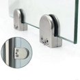 thumbnail image 3 of Glass Clamps 4/8pcs Stainless Steel Glass Clamps Adjustable Glass Bracket Flat, 3 of 3