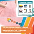 thumbnail image 3 of Towel SUN CUBE Bata para niños, con capucha, 93 cm, rosa, 3 of 7