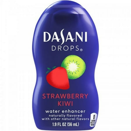 Dasani Drops 1.9 oz Plastic Bottles - Pack of 6 - Strawberry Kiwi