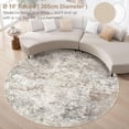 thumbnail image 3 of x Area Rug Living Room Rugs Washable Neutral Modern Abstract Soft Thin Large Rug Indoor Floor No Slip Rug Carpet for Bedroom Under Dining Table Home Office Decor Grey, 3 of 9