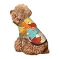 thumbnail image 5 of Honeii Fall Maple Leaves Print Small Dog Hoodies Pet Hooded Sweatshirts Fall Winter Puppy Cat Sweaters Warm Clothes for Small Dogs Outfits Costume-Large, 5 of 7