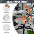 thumbnail image 6 of ZIATUBLES Office Chair Cover Stretch Heart Printed Universal Rotating Chair Slipcovers with Snap Button Stylish Furniture Protector Cover for High Back Chair Seat Backrest Easy to Clean, S, 6 of 7