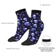 thumbnail image 6 of Rocae Skull flower leaf purple for Premium Adult Socks,Comfortable, Breathable, and Durable Socks, Perfect for Everyday Wear, 6 of 7