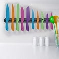 thumbnail image 2 of Classic Cuisine Ensemble de Couteaux 10 Pcs avec Barre Magnétique, Multicolore, 2 of 6