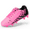 HOT PINK/BLACK, variant on DREAM PAIRS Boys Girls Soccer Football Cleats Shoes for Little/Big Kid