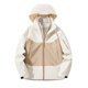 thumbnail image 2 of Puntoco Chaqueta De Invierno Informal Con Capucha Y Bolsillos Con Cremallera Y Manga Larga Para Hombre, 2 of 4