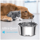 thumbnail image 3 of Bebedero  Bloosom Fuente Para Gatos Perros Acero Inoxidable 3.2l Plata, 3 of 4