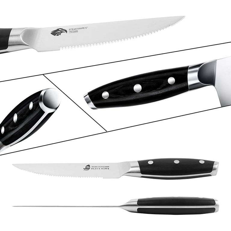 Tomodachi - 4.5 Steak Knife - simulated wood handle