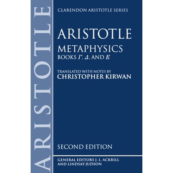 Pre-Owned Metaphysics: Books Gamma, Delta, and Epsilon (Paperback) 0198240872 9780198240877