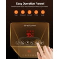 thumbnail image 3 of NFTIGB Indoor Space Heater 1500W Fast Heating,21'' Electric Oscillating Tower Heater with Remote New, 3 of 8