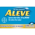 thumbnail image 3 of Aleve Pain Reliever/Fever Reducer Naproxen Sodium Caplets, 220 mg, 270 Ct, 3 of 18