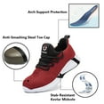 thumbnail image 4 of AUXDIQ Work Shoes Men Women Breathable Steel Toe Cap Industrial Trainers Lightweight Construction Sneakers Sport Shoes, 4 of 6